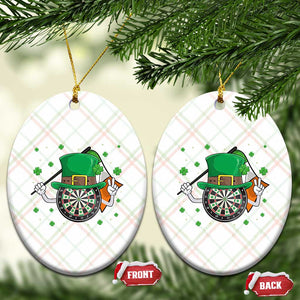 Lucky Darts Board With Irish Flag Ceramic Ornament St Patricks Day Gift TS12 Print Your Wear