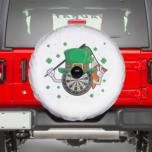 Lucky Darts Board With Irish Flag Spare Tire Cover St Patricks Day Gift TS12 White Print Your Wear