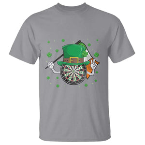 Lucky Darts Board With Irish Flag T Shirt St Patricks Day Gift TS12 Sport Gray Print Your Wear