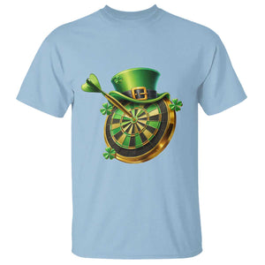St Patricks Day Irish Darts Board Celebration Gift T Shirt TS12 Light Blue Print Your Wear