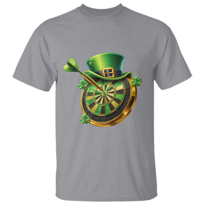 St Patricks Day Irish Darts Board Celebration Gift T Shirt TS12 Sport Gray Print Your Wear