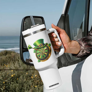 St Patricks Day Irish Darts Board Celebration Gift Tumbler With Handle TS12 Print Your Wear