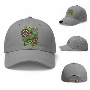 Shamrock On Me Youre Missing Baseball Cap St Patricks Day Darts Player Gift TS12 Baseball Cap Universal Fit Sport Gray Print Your Wear