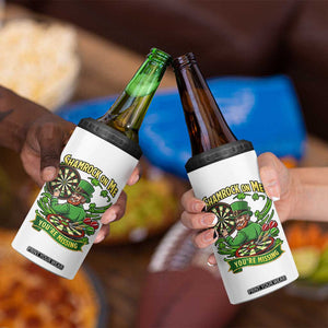 Shamrock On Me Youre Missing 4 in 1 Can Cooler Tumbler St Patricks Day Darts Player Gift TS12 Print Your Wear