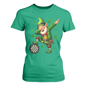 St Patricks Day Cheerful Gnome Dabbing T Shirt For Women Darts Lover Gift TS12 Irish Green Print Your Wear