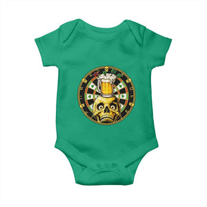 Funny St Patricks Day Skull Baby Onesie Darts Player Gift TS12 Irish Green Print Your Wear