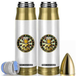 Funny St Patricks Day Skull Bullet Tumbler Darts Player Gift TS12 White Print Your Wear