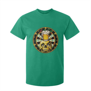 Funny St Patricks Day Skull T Shirt For Kid Darts Player Gift TS12 Irish Green Print Your Wear