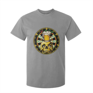 Funny St Patricks Day Skull T Shirt For Kid Darts Player Gift TS12 Sport Gray Print Your Wear