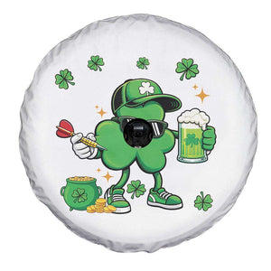 St Patricks Day Shamrock Darts And Beer Lover Gift Spare Tire Cover TS12 Print Your Wear