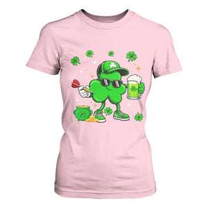 St Patricks Day Shamrock Darts And Beer Lover Gift T Shirt For Women TS12 Light Pink Print Your Wear