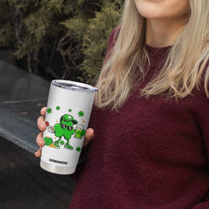 St Patricks Day Shamrock Darts And Beer Lover Gift Tumbler Cup TS12 Print Your Wear