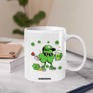St Patricks Day Shamrock Darts And Beer Lover Gift Coffee Mug TS12 Print Your Wear