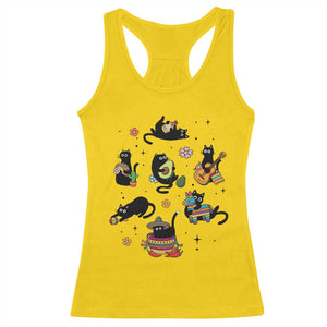 Funny Black Cat Lover Cinco De Mayo Racerback Tank Top Mexican Fiesta Gift TS12 Daisy Print Your Wear