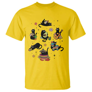 Funny Black Cat Lover Cinco De Mayo T Shirt Mexican Fiesta Gift TS12 Daisy Print Your Wear