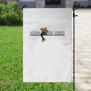Funny Cinco De Meow Garden Flag Cute Black Cat Eating Taco TS12 Print Your Wear