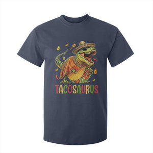 Cinco De Mayo Tacosaurus T Shirt For Kid Funny Dinosaur Taco Lover Gift TS12 Navy Print Your Wear