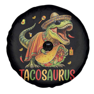Cinco De Mayo Tacosaurus Spare Tire Cover Funny Dinosaur Taco Lover Gift TS12 Print Your Wear