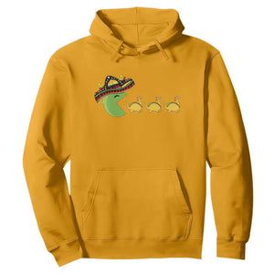 Funny Retro Game Tacosaurus Hoodie Cinco De Mayo Taco Lover Gift TS12 Gold Print Your Wear