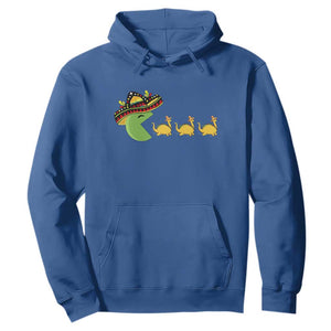 Funny Retro Game Tacosaurus Hoodie Cinco De Mayo Taco Lover Gift TS12 Royal Blue Print Your Wear