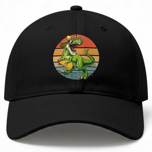 Vintage Dinosaur Taco Lover Baseball Cap Cinco De Mayo Gift TS12 Print Your Wear