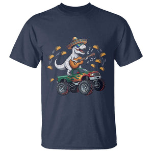 Funny Cinco De Mayo Dinosaur Monster Truck T Shirt Taco Lover Gift TS12 Navy Print Your Wear