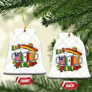 Funny Beer Drinking Cinco De Mayo Party Gift Ceramic Ornament Lets Fiesta TS12 Print Your Wear