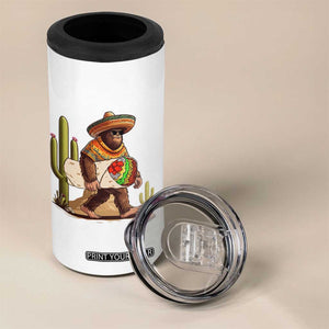 Funny Cinco De Mayo Bigfoot Burrito Lover Gift 4 in 1 Can Cooler Tumbler TS12 Print Your Wear