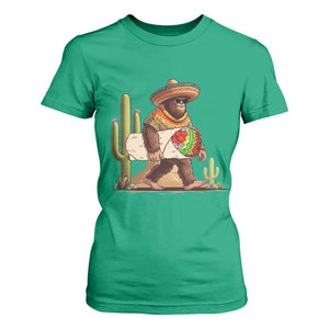 Funny Cinco De Mayo Bigfoot Burrito Lover Gift T Shirt For Women TS12 Irish Green Print Your Wear