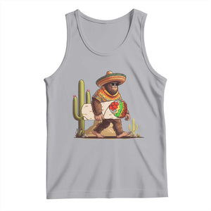 Funny Cinco De Mayo Bigfoot Burrito Lover Gift Tank Top TS12 Athletic Heather Print Your Wear