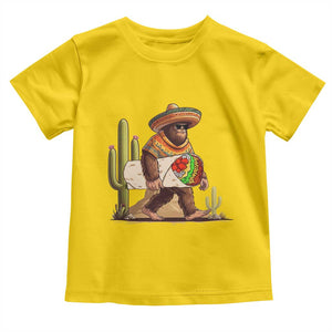 Funny Cinco De Mayo Bigfoot Burrito Lover Gift Toddler T Shirt TS12 Daisy Print Your Wear