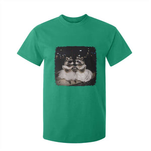 Funny Lesbian Raccoon Engagement T Shirt For Kid LGBTQ Pride Gift