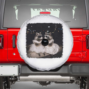 Funny Lesbian Raccoon Engagement Spare Tire Cover LGBTQ Pride Gift