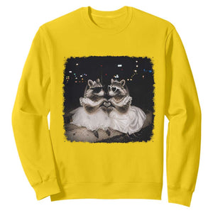 Funny Lesbian Raccoon Engagement Sweatshirt LGBTQ Pride Gift
