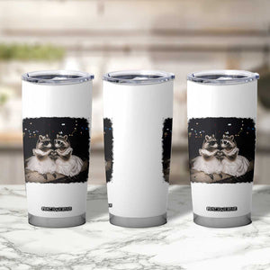 Funny Lesbian Raccoon Engagement Tumbler Cup LGBTQ Pride Gift TS12 Print Your Wear