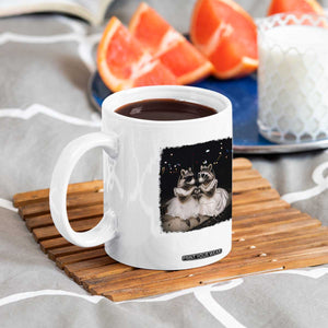 Funny Lesbian Raccoon Engagement Coffee Mug LGBTQ Pride Gift TS12 Print Your Wear