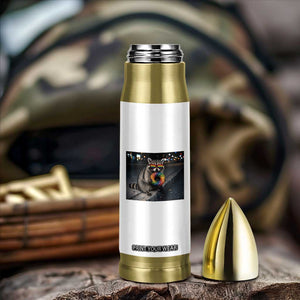 Raccoon Eating Baguette Graphic Bullet Tumbler Humorous Gay Pride Gift