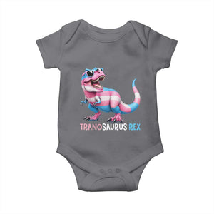 Transaurus Rex Transgender Pride Baby Onesie Funny Dinosaur Lover