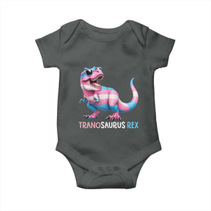 Transaurus Rex Transgender Pride Baby Onesie Funny Dinosaur Lover
