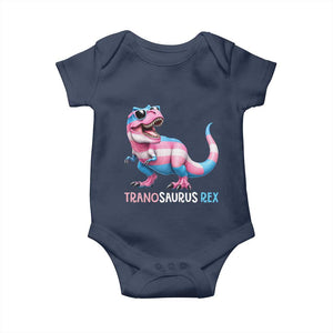 Transaurus Rex Transgender Pride Baby Onesie Funny Dinosaur Lover