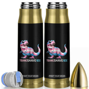 Transaurus Rex Transgender Pride Bullet Tumbler Funny Dinosaur Lover TS12 Black Print Your Wear