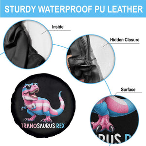 Transaurus Rex Transgender Pride Spare Tire Cover Funny Dinosaur Lover TS12 Print Your Wear