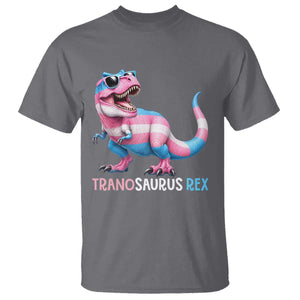 Transaurus Rex Transgender Pride T Shirt Funny Dinosaur Lover TS12 Charcoal Print Your Wear