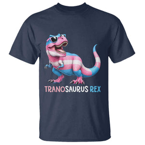 Transaurus Rex Transgender Pride T Shirt Funny Dinosaur Lover TS12 Navy Print Your Wear