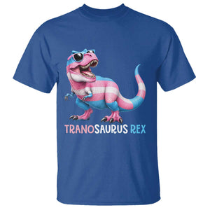 Transaurus Rex Transgender Pride T Shirt Funny Dinosaur Lover TS12 Royal Blue Print Your Wear