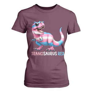 Transaurus Rex Transgender Pride T Shirt For Women Funny Dinosaur Lover