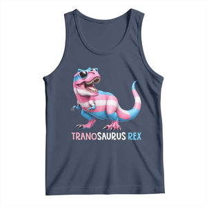 Transaurus Rex Transgender Pride Tank Top Funny Dinosaur Lover