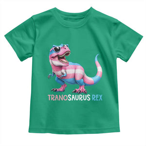Transaurus Rex Transgender Pride Toddler T Shirt Funny Dinosaur Lover TS12 Irish Green Print Your Wear
