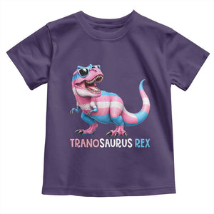 Transaurus Rex Transgender Pride Toddler T Shirt Funny Dinosaur Lover TS12 Purple Print Your Wear
