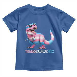 Transaurus Rex Transgender Pride Toddler T Shirt Funny Dinosaur Lover TS12 Royal Blue Print Your Wear